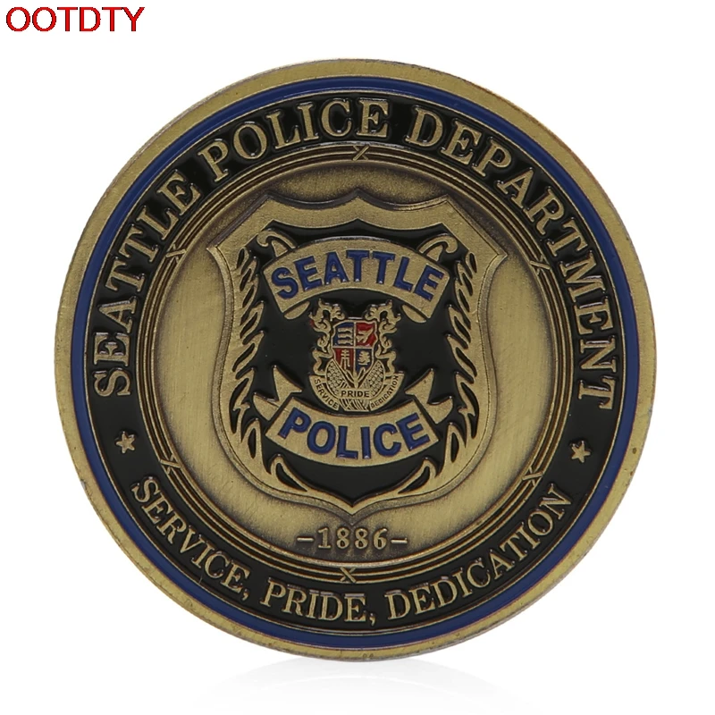 

Saint Michael Seattle Police Department Commemorative Challenge Coin Collection