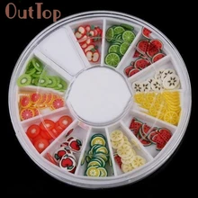 Фруктовый смешанный цвет камень-хамелион Стразы для ногтей маленькие неровные бусины Маникюр 3D дизайн ногтей украшения в колесиках аксессуары