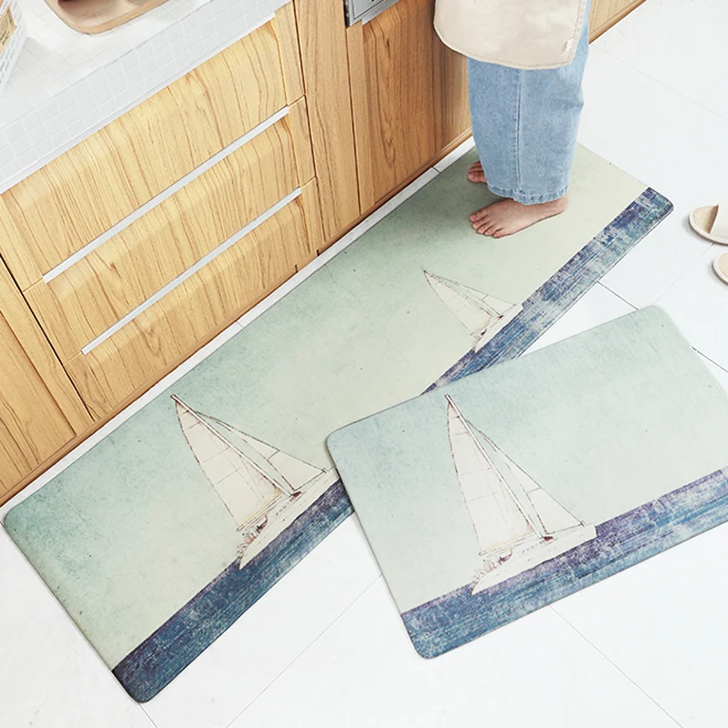 buy Kitchen Mat Anti Fatigue Mattress Kitchen Soft Floor Mat Sailboat Dining Room Floor Comfortable