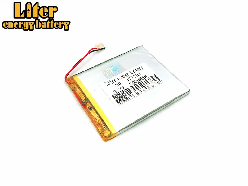 3,7 v 3000mah 377785 357585 408085 литий-полимерный планшетный аккумулятор с платой для планшетных ПК