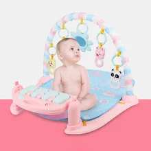 3 in 1 Baby Play Mat Baby Gym Toys Soft Lighting Rattles Musical Toys For Babies Educational Toys Play Piano Gym Baby Gifts