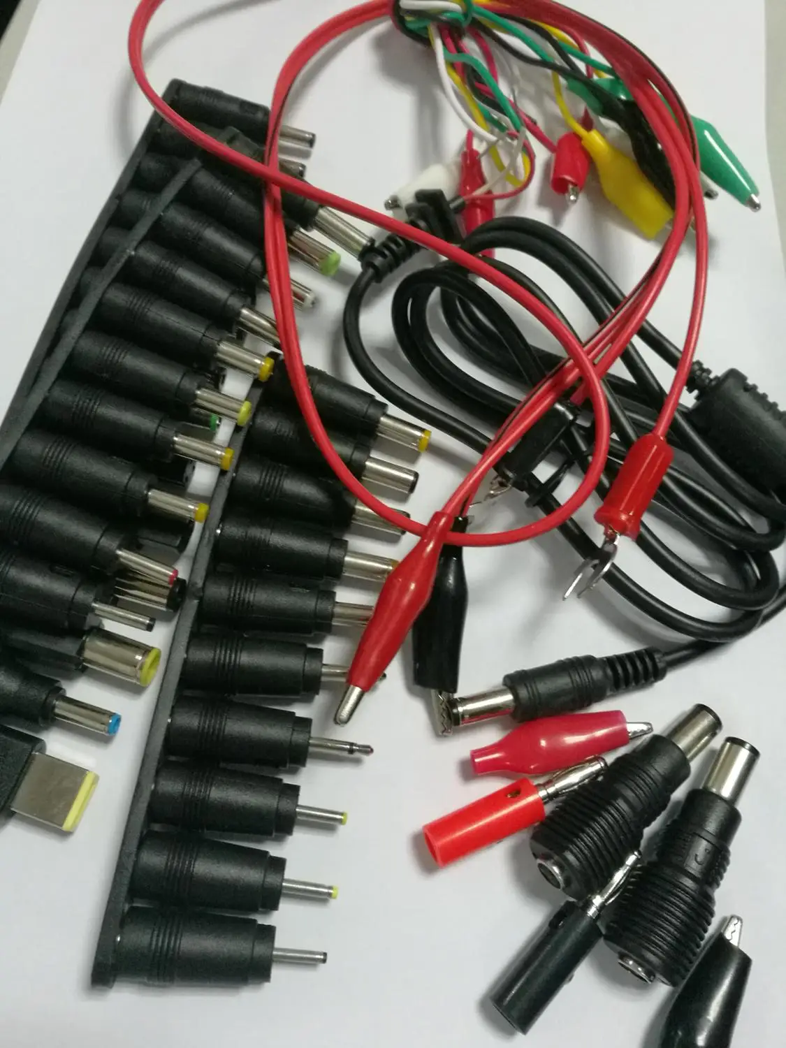 48pcs Universal Laptop AC DC Jack Power Supply Adapter Connector Plug for HP IBM Dell Apple Lenovo Acer Toshiba Notebook Cable