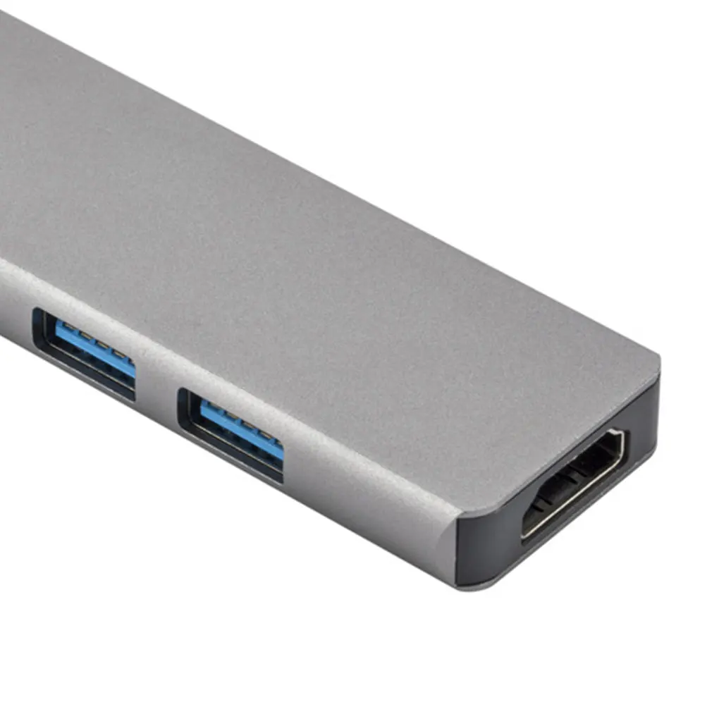 Тип-C до 2 Порты и разъёмы USB3.0 концентратор HDTV SD/TF Card Reader USB 3,0 Многофункциональный Card Reader адаптер