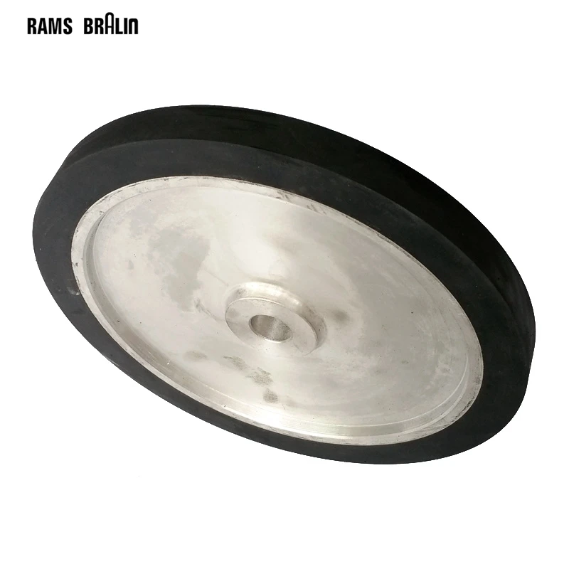 Buy 300*25mm Solid Rubber Belt Grinder Contact Wheel