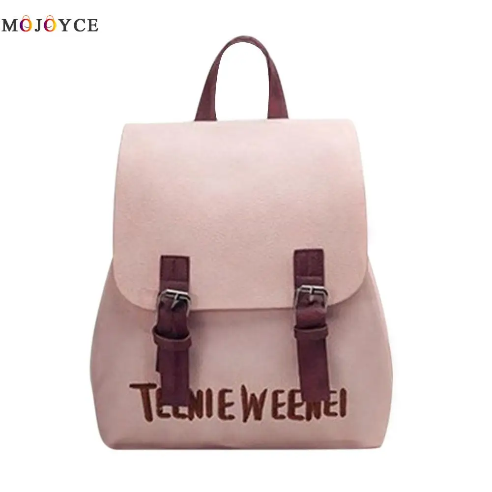 Mochilas escolares de estilo preppy de marca Mochila de cuero para mujer Mochila de viaje para mujer Mochila femenina