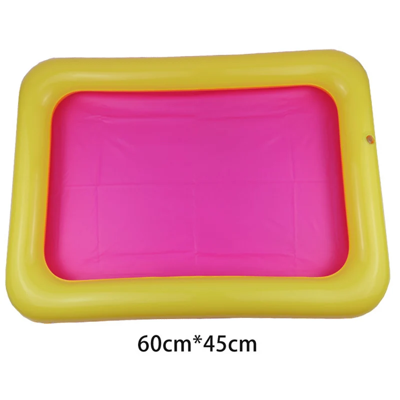 

Indoor Magic Play Sand Children Toys Mars Space Inflatable Sand Tray Pool Accessories Plastic Mobile Table
