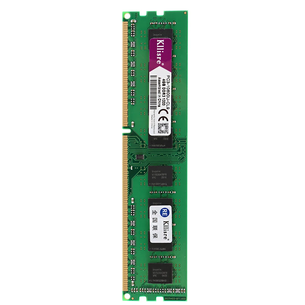 Память Kllisre ddr3 4 Гб 1333 или 1600 МГц 240 контактов только для настольного компьютера AMD