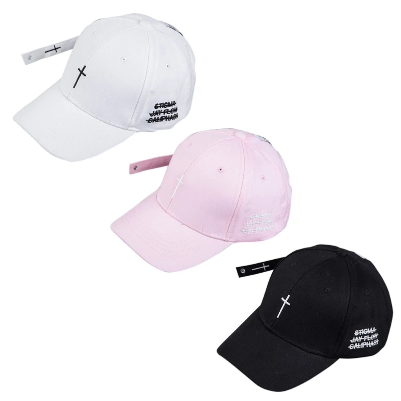 

Hot Baseball Cap Fashion Embroidered Cross Men Women Hip Hop Snapback Sports Hat