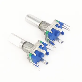 

10pcs/lot EC11 Rotary Encoder Code Switch Audio Digital Potentiometer Band Switch Five Feet Long 20MM