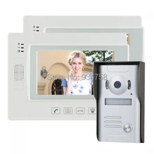 7 ” TFT LCD Video videoportero Intercom timbre Home Security Monitor de la cámara visión nocturna 1V2