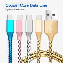 1M/2M/3/M USB Type-C Cable Quick Charge USB C Type C Cable 2.5A Fast Charging Data Cord for Power Bank Mobile Phone Cables 1m 2m usb c usb 3 1 type c male to female extension data cable usb type c for laptop