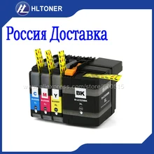 4 шт. совместимый картридж brother lc529xl lc525xl для dcp-j100 dcp-j105 mfc-j200 j100 j105 j200