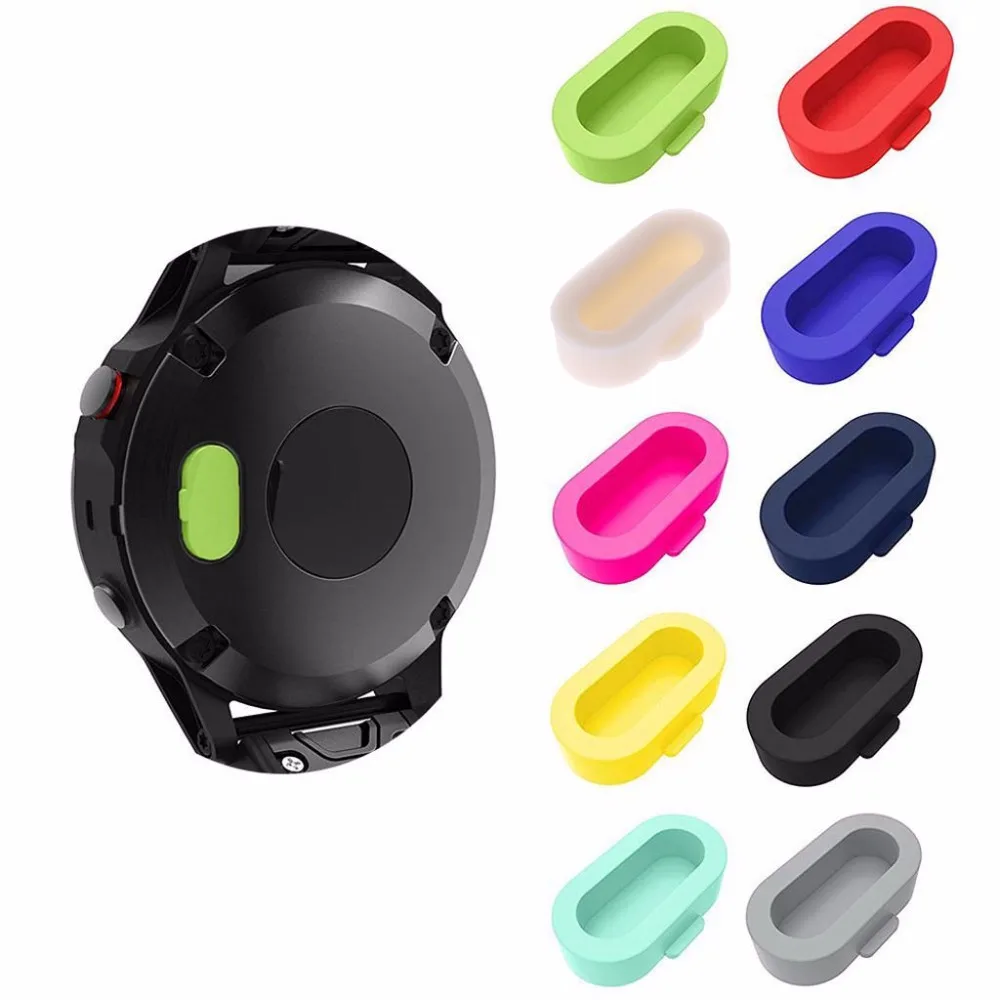 

1PC Silicone Dust-proof Charger Port Protector Dust Plug Case For Garmin Fenix 5S/5/5X Smart Watch Case Accessories