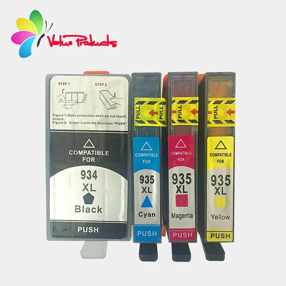 

Value Product Compatible Ink Cartridge Replacement for HP 934XL 935XL 934 XL 935 (BK & C/M/Y 4 Pack Combo) for Officejet 6220 6