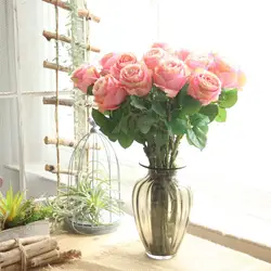 Свадебные украшения для свадьбы фланелевые розы цветы новый год подарок для дома украшения дизайн букет Декор розовый и белый цвета