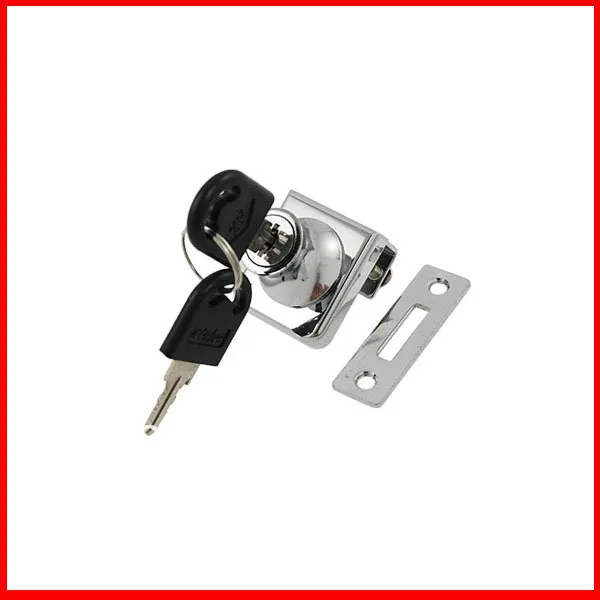 Office Home Metal Keyed Lock for 3/8" Hinged Glass Doorlock cam