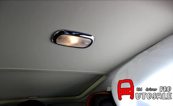 

Abs Glossy Interior Rear Roof Dome Reading Light Trim 2pcs For JEEP Patriot 2011 2012 20103 2014 2015