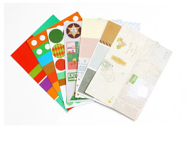24 листов винтажные канцелярские принадлежности многофункциональная бумага прозрачные ПВХ наклейки альбом дневник в стиле Скрапбукинг DIY декоративные этикетки для детей