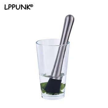 

Bpa Free Hot sale New bar tools swizzle stick bpa free 18/8 Stainless steel high-end ice broken popsicle fruit mudders