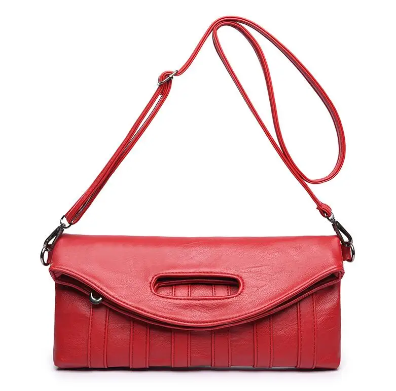 Anawishare женский дневной клатч через плечо сумка для женщин курьерские сумки на плечо женские кожаные сумки вечерние сумки - Цвет: red