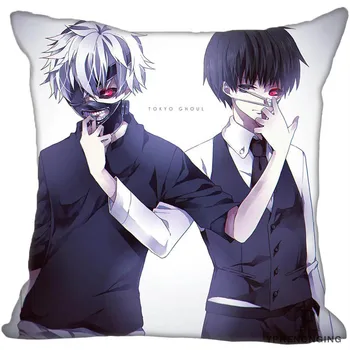 

Custom Decorative Pillowcase Tokyo Ghoul Kaneki Square Zippered Pillow Cover Best Gift 35X35,40x40,45x45cm(One Side)180516-62