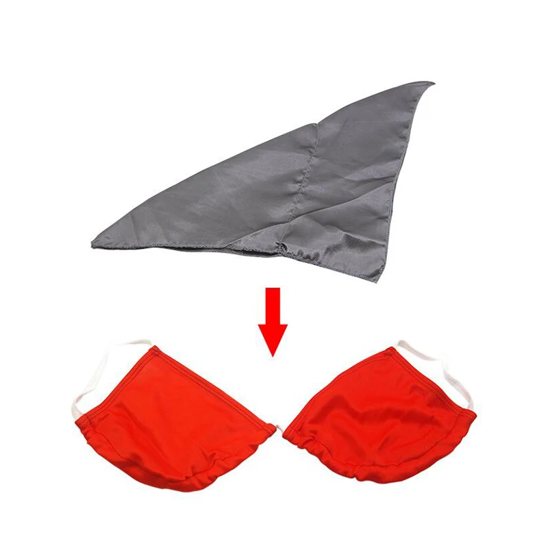 

Silks Scarf Becomes Bra Stage Magic Tricks Props Toys Professional Magician