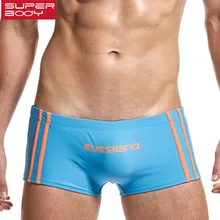 Superbody Марка Для Мужчин's Пляжные шорты spa Одежда заплыва Мужские экзотические боксёры мужской U выпуклая Дизайн пикантные Одежда заплыва Мужские Шорты для купания