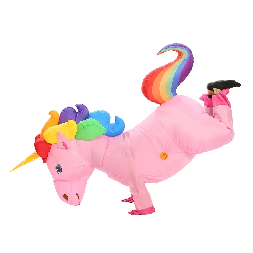 Rainbow Pride Unicorn Inflatable Costume (Various Options) - Queerks™