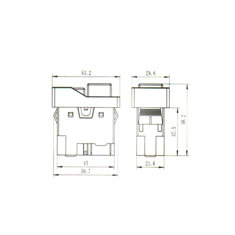 KLD-28A Waterproof Magnetic Switch Explosion-proof Pushbutton Switches 220V IP55 Drop Ship Support