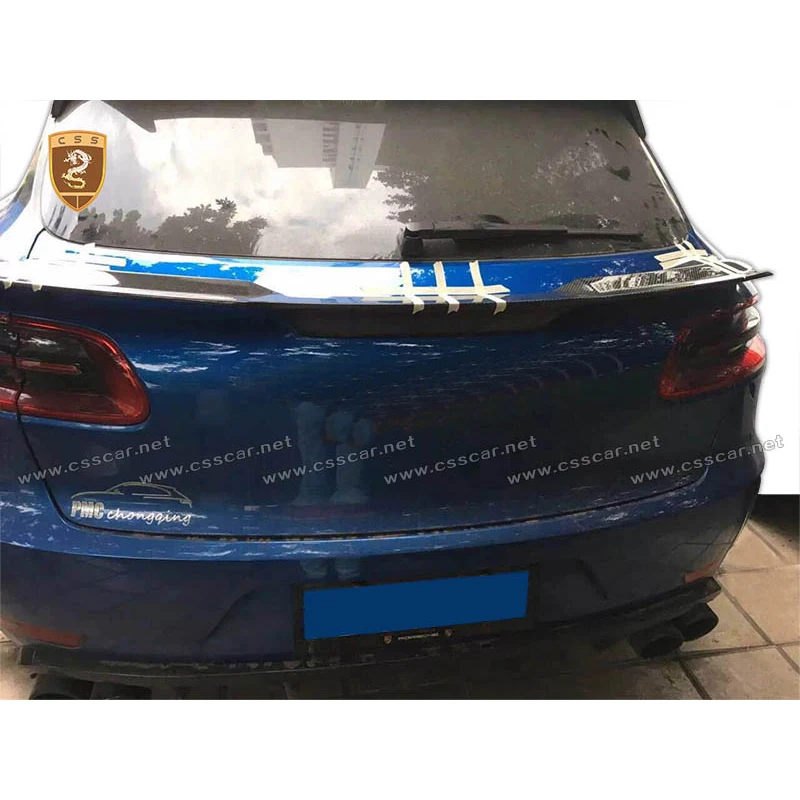 Задний спойлер из углеродного волокна крыло багажника подходит для Porsche Macan 2014 2015