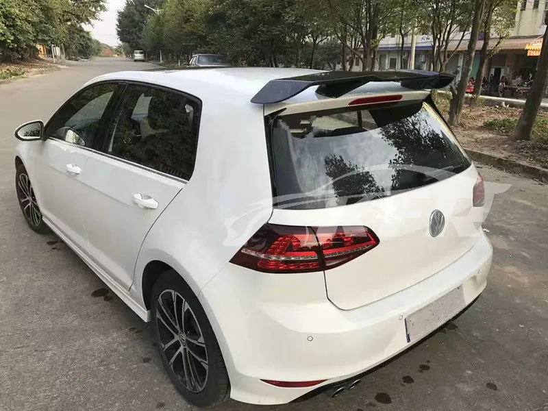 CAR STYLING MK7 GOLF VII 7 GTI Revo Style Carbon Fiber Rear Wing For Volkswagen VW GOLF VII 7