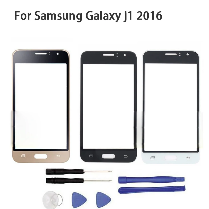 Для samsung Galaxy J1 J120F/W/H/L Переднее стекло сенсорный экран передняя стеклянная Сенсорная панель Замена+ инструмент