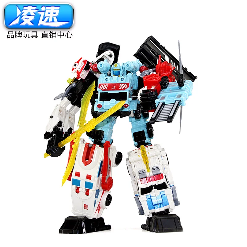 

IN S tock 5 IN 1 Transformation Toy Anime Devastator Robot Car Action Figures Aircraft Tank Motorcycle Model Kids Toy Gift