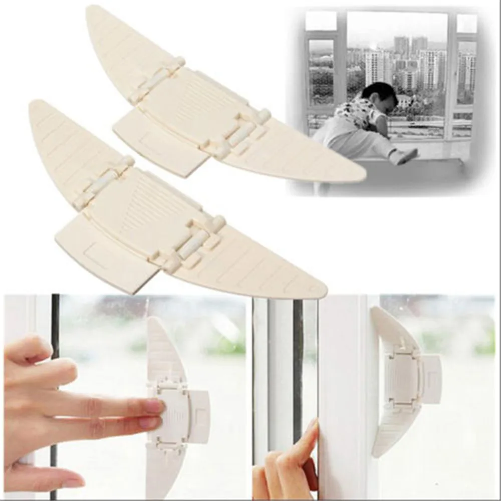 2pcs Security Sliding Door and Window Lock for Baby Security Shift Push