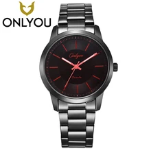ONLYOU Amantes Da Moda Assista Famosa Marca Estilo Simples relógios de Bolso Homens Masculino de Design Exclusivo Dial Relógio Do Esporte relógio de Pulso de Quartzo