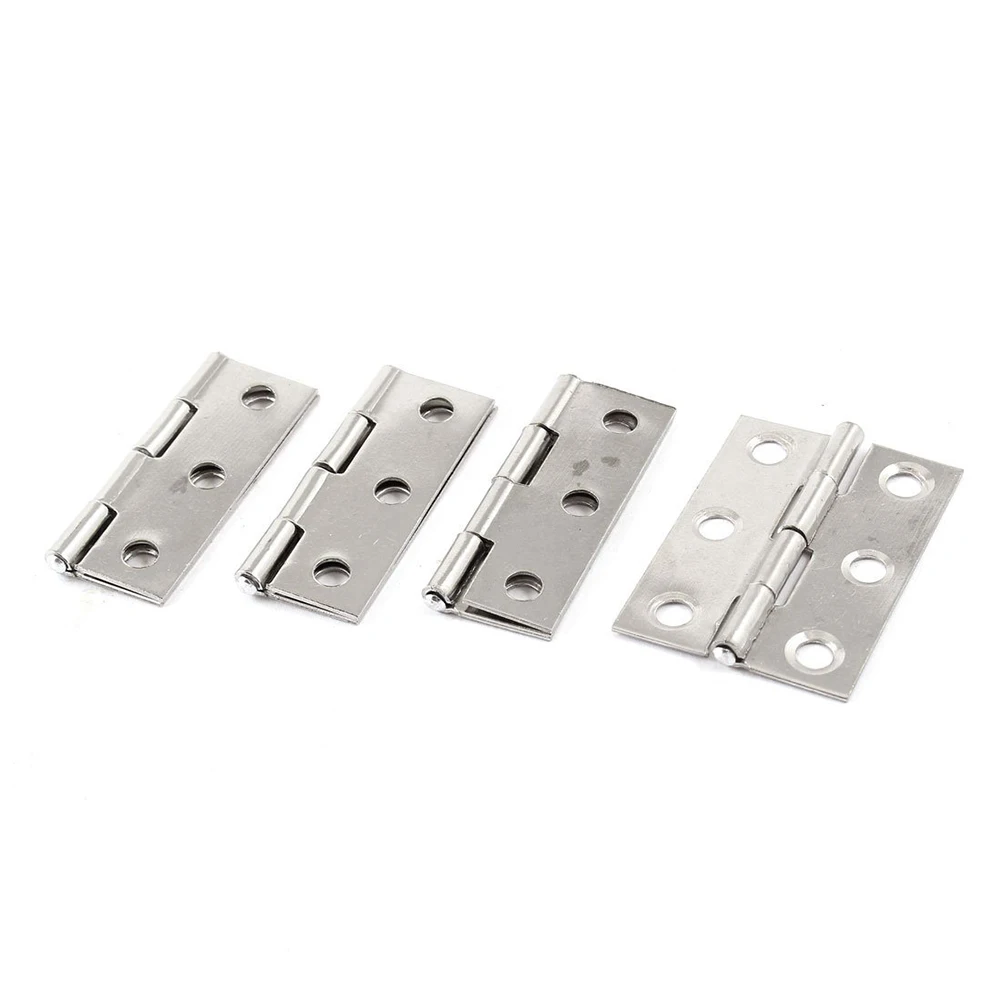 4 pieces stainless steel cabinet door folding hinge 45x32 mm | Обустройство дома