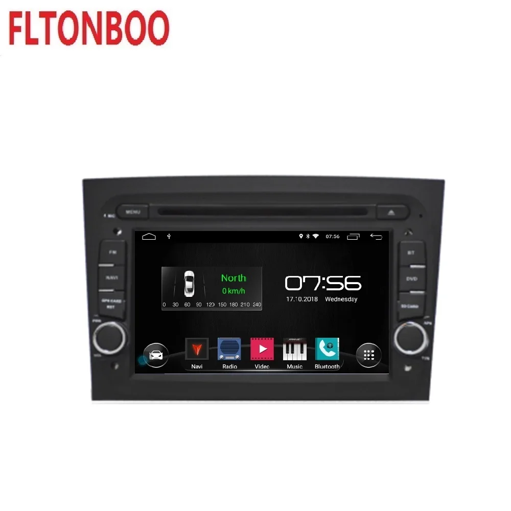 Best 7 inch android 9 car DVD gps navigation for fiat DOBLO 2015,radio,wifi,quad core,English,russian,french 23