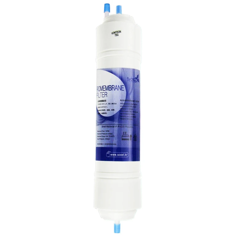 11 inch WATER FILTER  50 GPD RO MEMBRANE with 3 fittings Water Purifier Cartridge Aquarium REVERSE OSMOSIS Household  (5)