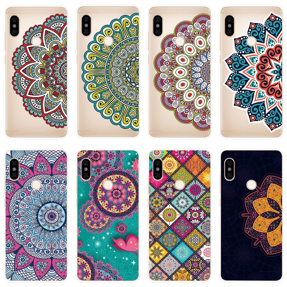 

Phone Case for Xiaomi Redmi 7 Note 7 Pro 6 6A 4 5A 5 Plus Prime Cover Mandala Patterned Couqe For Redmi 4X 4A Y1 Lite Y2 Case