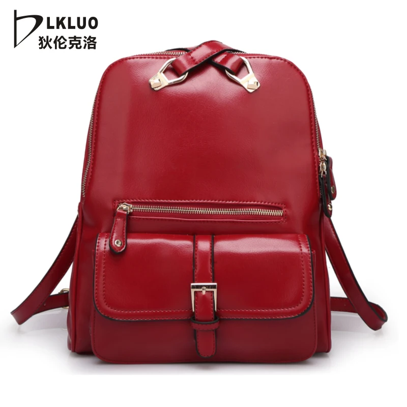 2016 New Design Pu Women Leather Backpacks School Bags Students Backpack Ladies Women s Travel Bags