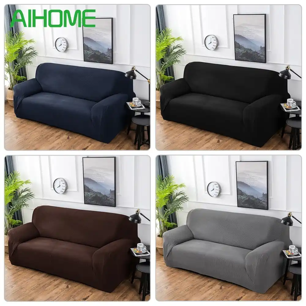 Flexible Stretch Sofa Cover Elasticity Couch Loveseat Funiture Brief Design Machine Washable Slipcover Slipcovers Aliexpress Loveseat Sofa Funiture Cover