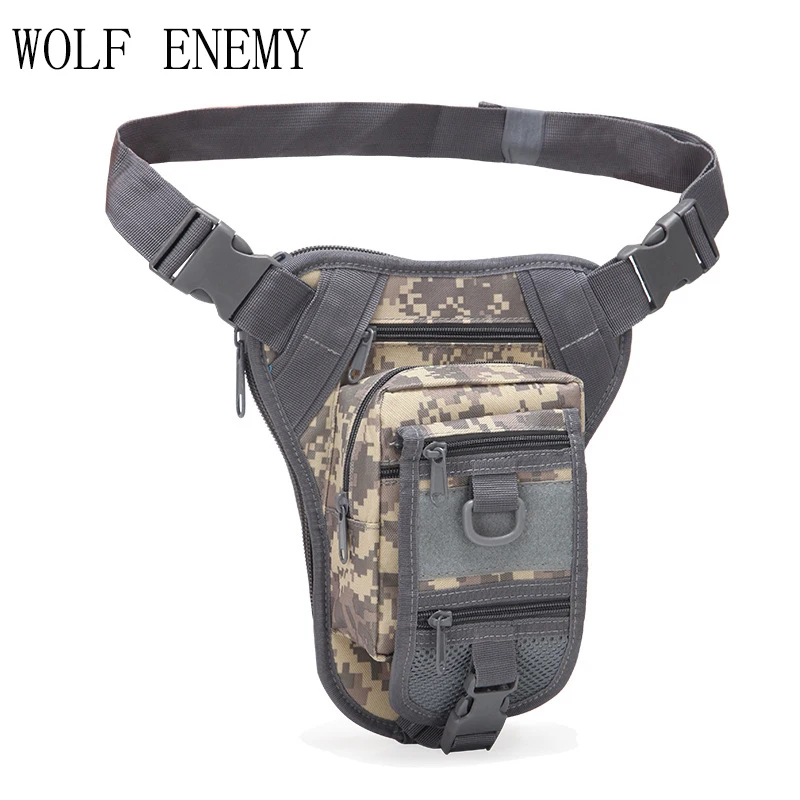 

Multi-functional Army Durable Versatile Camouflage Saddle Waist Bag Mountaineering Outside Waterproof Tactical Pocket