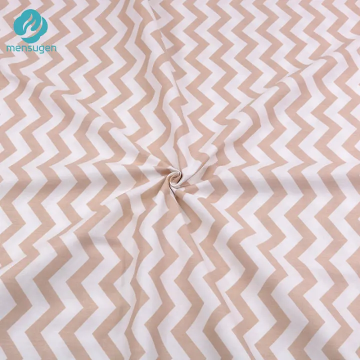 Mensugen Stars Chevron саржевая хлопковая ткань для лоскутного шитья, детское постельное белье, одеяло, ткань для шитья - Цвет: 15