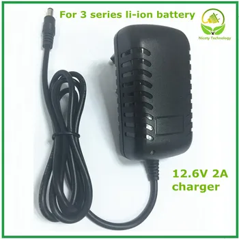 

12.6V2A/12.6V 2A Intelligence Lithium Li-ion Battery Charger for 3Series 12V Lithium Polymer Battery Pack Good Quality