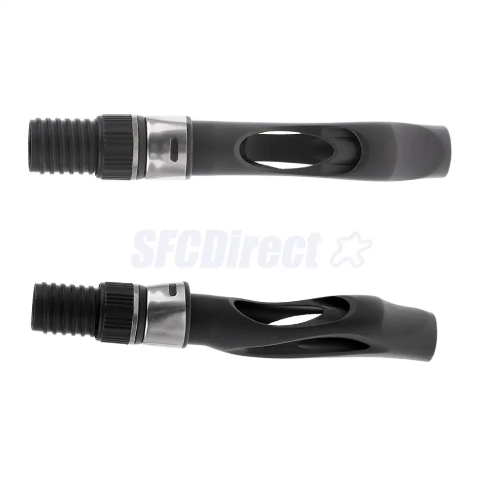 2 Pieces Fishing Reel Seat Spinning Reel Seat Rod Building Repair Tools Light Weight and Durable Black 16mm/0.63inch