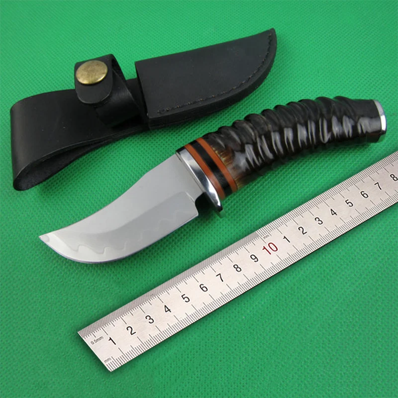 Buy Free shipping High end The horn handle Sanhe steel
