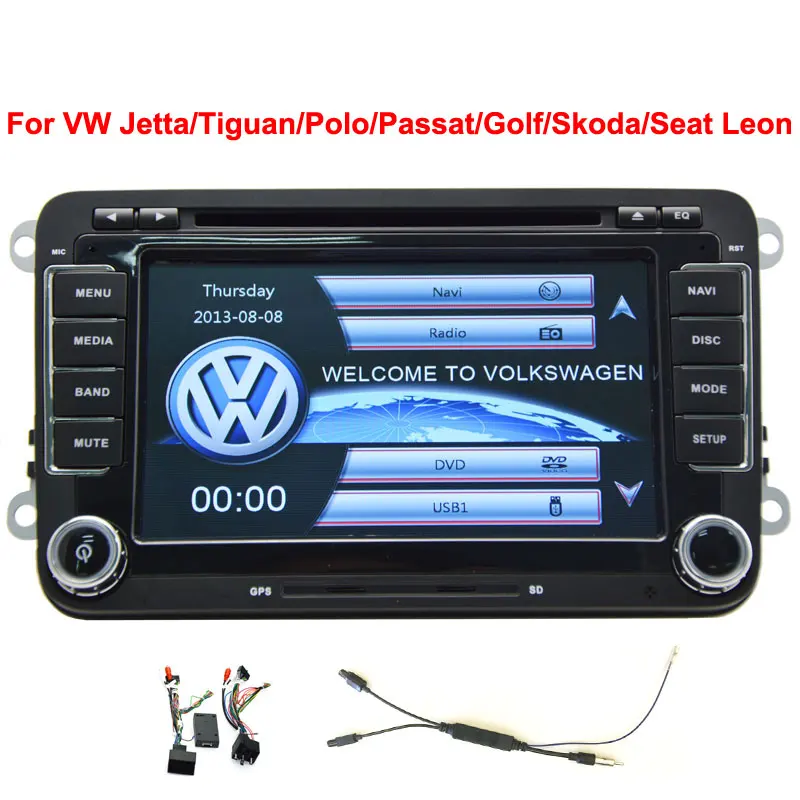 Емкостный экран dvd-плеер с GPS навигационная система для VW/Volkswagen/Passat/поло/Golf/ skoda/seat Леон/Jetta/Tiguan/Bora