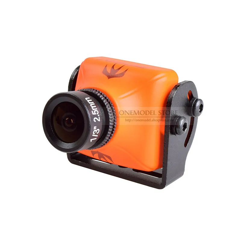 Высокое качество RunCam Swift 2 FPV 600TVL камера 2,3 мм/2,1 мм объектив OSD с ИК-блокировкой PAL для радиоуправляемого мультикоптера - Цвет: Swift2 Orange 2.3mm