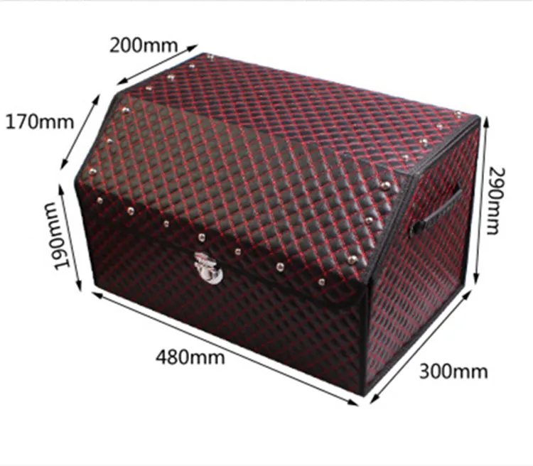 ATL высококачественный кожаный диван автомобиль Укладка Уборка багажник автомобиля коробка для хранения высококачественный кожаный материал R7268