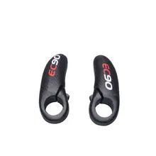 EC90 3K Full Carbon Fiber Bike Handlebar End Matt Black Bicycle Road MTB Mountain Road BMX Bike Deputy Handlebar 22.2mm Bar Ends